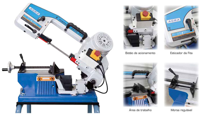 BENER - Serra de Fita Horizontal - fhbs-100s - SBS-1018S - SBS 1335S - ACRA