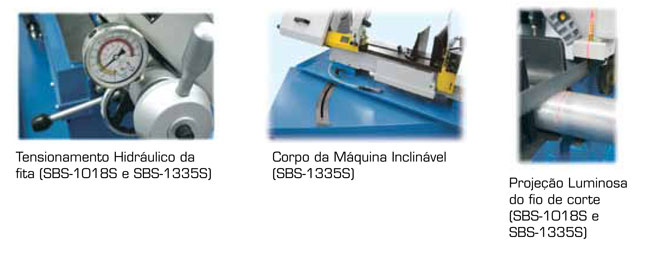 BENER - Serra de Fita Horizontal - SBS-712N - SBS-1018S - SBS 1335S - ACRA